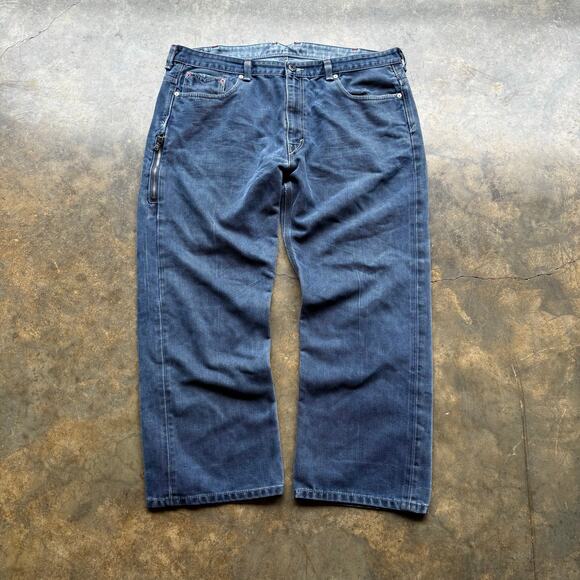 Unique Vintage‎ Y2K Levi’s 569 Blue Jeans - Picture 4 of 8